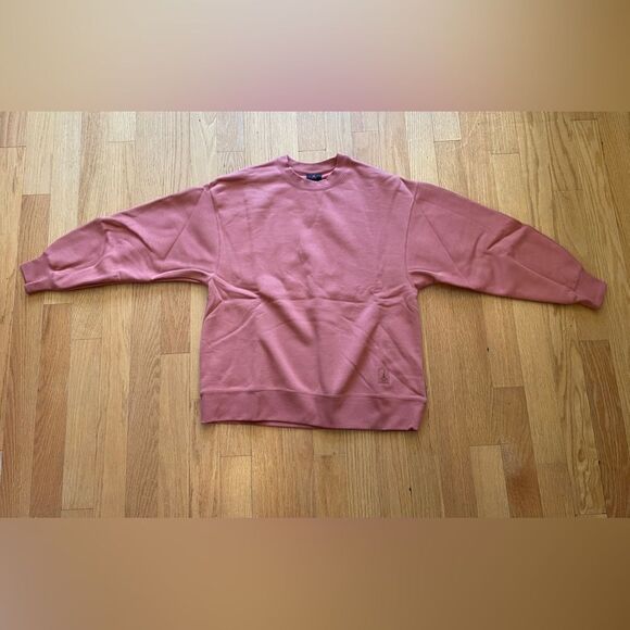 Jordan Flight Fleece Crewneck Oversized Sweatshirt Orange Women M(FB5116-810) - Picture 3 of 10